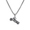 CHURINGA 316L Stainless Steel Ghost Rider Motorcycle Pendant