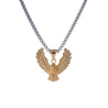 CHURINGA 316L Stainless Steel Gold Ion Plated Eagle Pendant