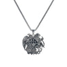 CHURINGA 316L Stainless Steel Russian Double Animal Headed Eagle And Leopard Coat Of Arms Pendant