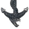 CHURINGA 316L Stainless Steel Viking Anchor Pendant With Snake