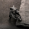 CHURINGA 316L Stainless Steel Norse Fenrir Wolf Head Ring