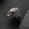 CHURINGA 316L Stainless Steel Raven Head Ring