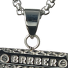 CHURINGA 316L Stainless Steel Barber Trimmer Blade Necklace