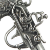 CHURINGA 316L Stainless Steel 1865 Philadelphia Deringer Gun Pendant