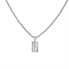 CHURINGA 316L Stainless Steel Chinoiserie 3D Classic Abacus Pendant
