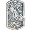 CHURINGA 316L Stainless Steel Wing Dog Tag Pendant