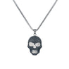 CHURINGA 316L Stainless Steel Cut-throat Gangster Mask Skull Pendant