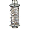 CHURINGA 316L Stainless Steel High Polish Bling Crystal Cylindrical Bar Pendant
