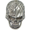 CHURINGA 316L Stainless Steel Halloween Theme Large Size Heavy Biker Half Face Without Skin Scary Graffiti Ghost Skull Pendant