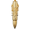 CHURINGA 316L Stainless Steel & Gold IP Zodiac Sign Theme Scorpio Bullet Pendant